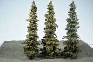 Professionally Made Model Fir Trees,  12 " High,  N - Ho - O - S,  Priority