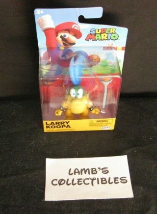 World Of Nintendo Mario Exclusive Larry Koopa 2.  5 " Jakks Pacific Figure