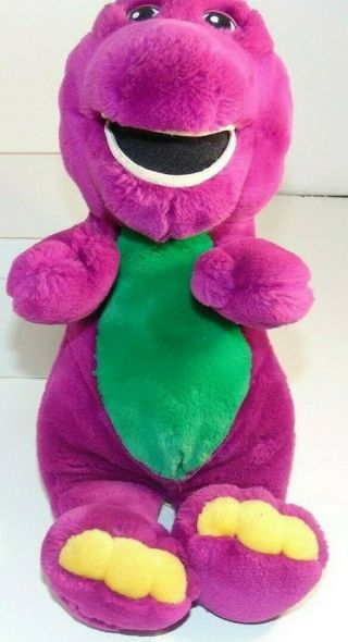 Vintage 90s 1992 Lyons Group Barney Plush Toy Stuffed Animal 13 "