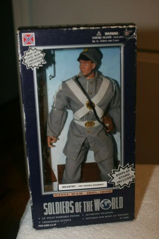 Infantry The Virginia Regiment Civil War Soldiers Of The World 12 " Figure 1998