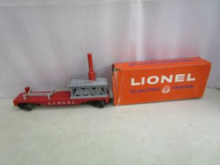 Vintage Lionel Mercury Capsule Launching Car 3413? W/box O Scale