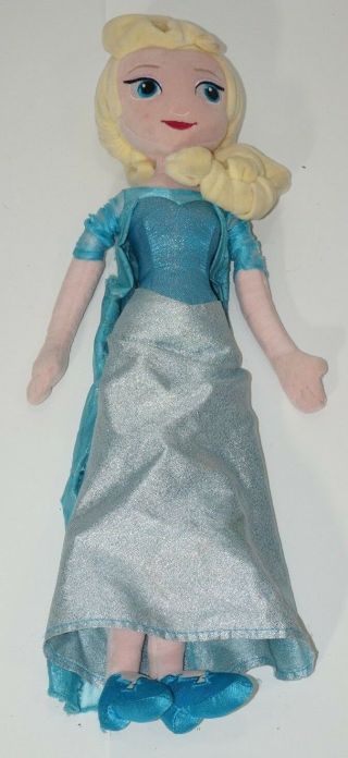 Disney Store Frozen Princess Elsa Doll 22” Plush Toy