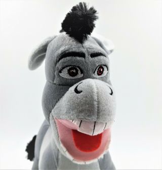 Shrek Donkey Gray Plush Stuffed Animal Dreamworks 11 " Toy Factory 2018