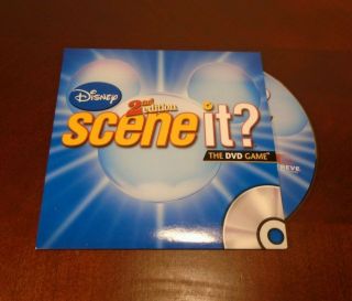 Disney Scene It? 2nd Edition DVD Game Replacement DVD Disc Game Part 2007 2