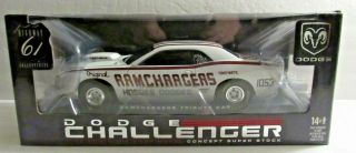 Highway 61 Dodge Challenger Ramchargers Hodges Dodges Concept Stock 1:18