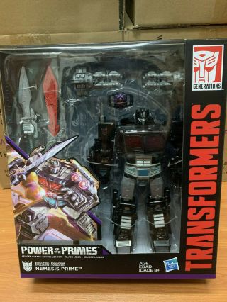 Hasbro Transformers Power Of The Primes Amazon Black Nemesis Optimus Prime Misb