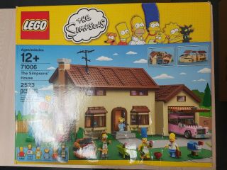 Lego The Simpsons House Set 71006 Homer Bart Marge Lisa Maggie Ned Flanders Toy