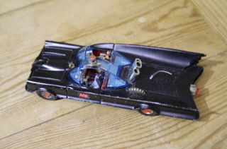 Vintage Corgi Batmobile 1st Issue with Figures 267 Gloss Black 3