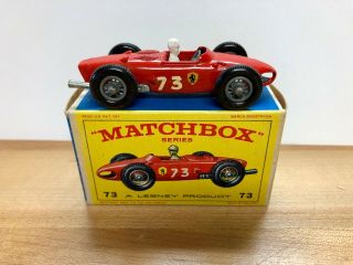 Matchbox Lesney Ferrari Racing Car No.  73