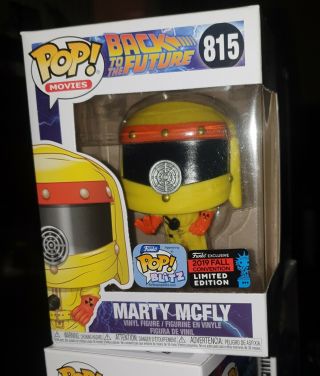 Funko Pop Vinyl Marty Mcfly Nycc 2019 Hazmat Suit Exclusive Back To The Future