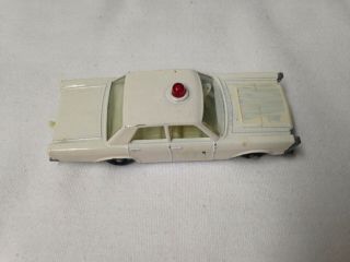 Vintage Lesney Matchbox (no 55c) Ford Galaxie Police Car (id: 4)