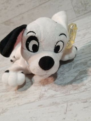 Disney 101 Dalmatians Star Bean Plush Beanie Puppy Dog Patch 1998 Tag