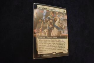 MISCUT MISPRINT Acclaimed Contender Extended Art Throne of Eldraine 2