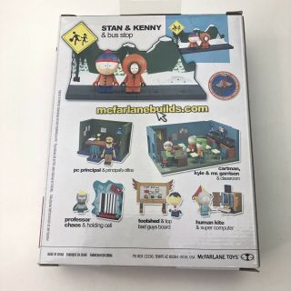 McFarlane South Park Stan and Kenny Bus Stop 83 Piece Construction Set 2017 2