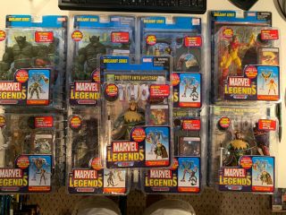 Marvel Legends Baf Onslaught Series Complete Set Of 6 Plus 3 Variants Noc 2006