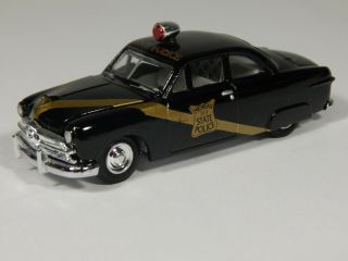 Racing Champions 1950 Ford Coupe Michigan State Police Car Just Opened