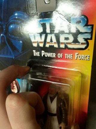 1995 Star Wars Power of the Force Ben Kenobi Red Card 2