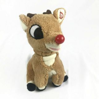 Rare Gemmy Animated Rudolph The Red Nosed Reindeer 8 " Christmas Decor Video