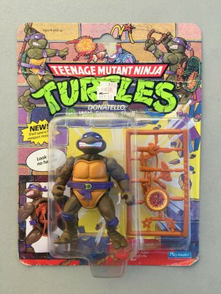 Vintage 1990 Teenage Mutant Ninja Turtles Donatello With Storage Shell