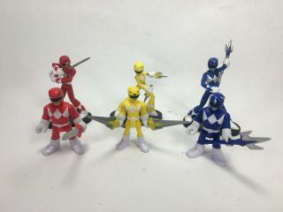 Mighty Morphin Power Rangers Funko Heroword And Imaginext Red Yellow Blue Target