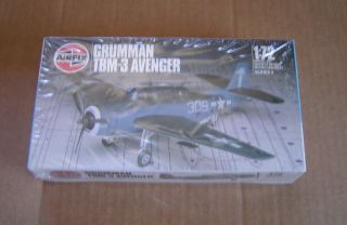 Vintage Airfix Grumman Tbm - 3 Avenger 1/72 Scale 903033
