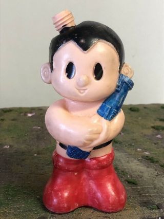 Vintage 60’s Tezuka Mighty Atom Astro Boy Shampoo Bottle 6” Vinyl Action Figure