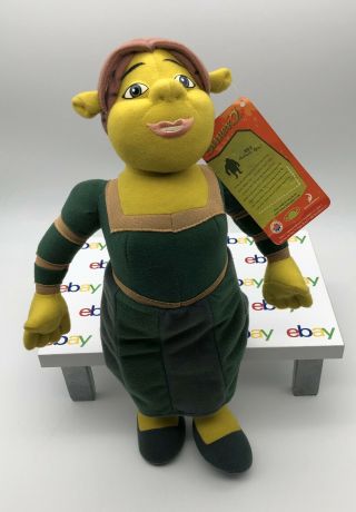 Nanco Disney Shrek 2 Princess Fiona Plush Stuffed Animal Doll Soft Toy 15 "