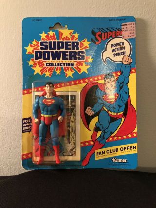 Rare Vintage Kenner Powers Superman 1984 Moc
