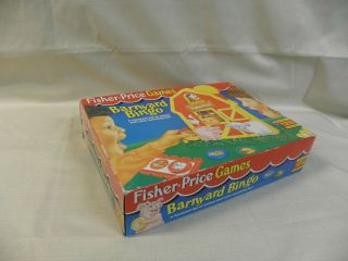 Fisher Price Games Barnyard Bingo Animal And Color Matching Pre - School Education