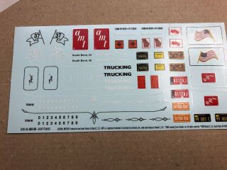 Amt 1/25 Chevy Titan 90 Truck Decal Set Later Issue 2008 Rc2