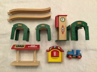 Brio Wooden Train,  Bridge,  Tracks Compatible With Thomas