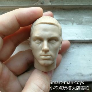 Blank 1/6 Scale Head Sculpt Eminem Singer Unpainted