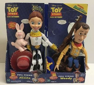 Toy Story And Beyond Pull String Jessie And Woody 2 Pack 2002 Toys