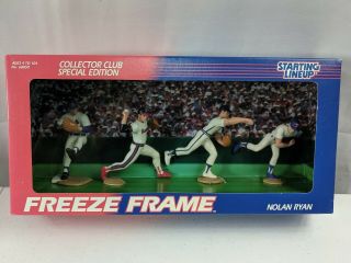 Nolan Ryan 1995 Starling Lineup Freeze Frame (rangers Astros Mets Angels)