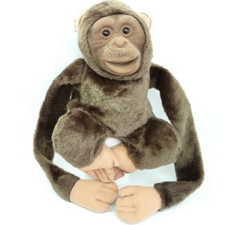 Monkey Hand Puppet Plush Soft Toy Doll Chimpanzee Chimp Vintage