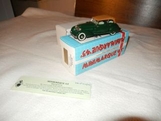 Minimarque Mm43 Us50a Packard 1108 Sports Pheaton Byle Baron Le 013/150 Green