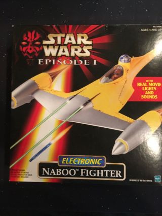Star Wars Episode 1 Electronic Naboo Fighter 1999 The Phantom Menace