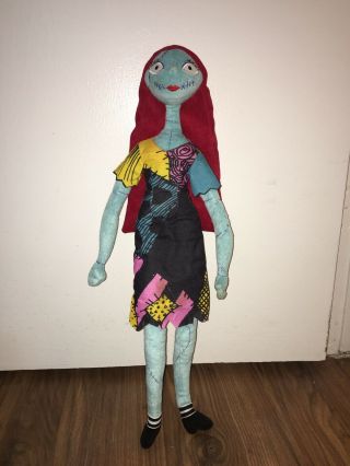 24 " Large Nightmare Before Christmas Posable Sally Plush Disney Doll (pre - Owned)