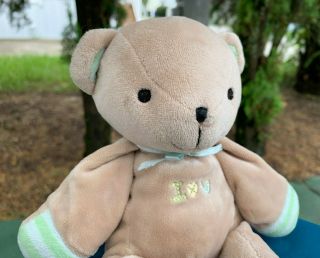 Carters Just One Year Tan I Love You Teddy Bear 9 " Plush Stuffed Animal Toy