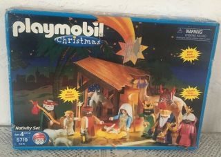 Playmobil Christmas Nativity Set Figures Wise Men Animals Toy 5719