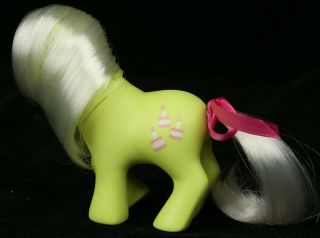 My Little Pony G Bbe Baby Unicorn Lot; Ribbon And Frosting,