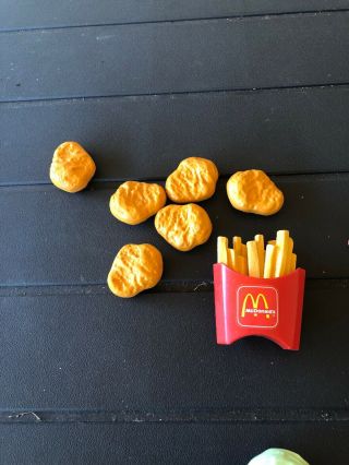 Vtg Fisher Price Mcdonald’s Play Food Chicken Mcnuggets & Fries