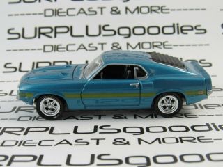 Johnny Lightning 1:64 Scale Loose Green - Blue 1969 Ford Mustang Shelby Gt350