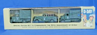 Lledo Special Edition Set 3 Vehicles To Commemorate 50th Anniversary Of D - Day
