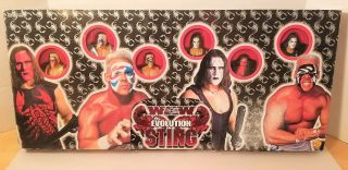 Wcw The Evolution Of Sting 6 Wrestling Figure Box Set 2000 Toybiz