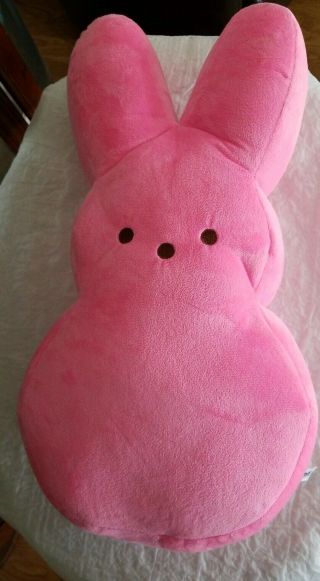 Just Born Peeps Plush Bunny Rabbit Stuffed Animal Easter Pink 18”