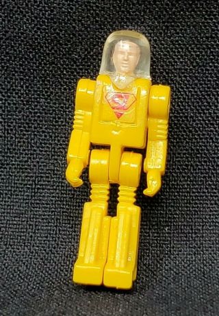 Capsella Play - Jour 1988 Spacelink Toy Driver Pilot Figure 1.  5 " Yellow Astronaut