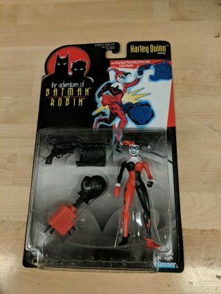 The Adventures Of Batman And Robin " Harley Quinn " Kenner Action Figure Noc