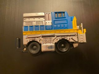 GeoTrax All about trains motorized train engine blue,  chrome/silver,  yellow 3