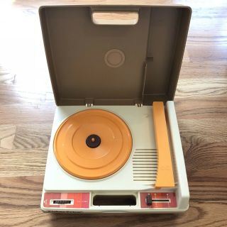 Vintage 1978 Fisher Price 825 Record Player Phonograph 33 & 45 